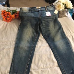 Size 15 run small blue jeans Brand new